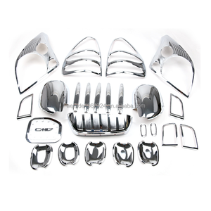 Nueva llegada WSD marca accesorios de coche ABS cromado Kit de carrocería de coche cubierta embellecedora Exterior cromado Kit para <span class=keywords><strong>Toyota</strong></span> PRADO <span class=keywords><strong>FJ</strong></span> 120 2003-2007 - Product Image 1