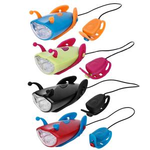 Lumière de vélo pour enfants, klaxon, sonnette électrique USB rechargeable, phare pour filles, garçons, enfants, <span class=keywords><strong>VTT</strong></span>, vélo - Product Image 6