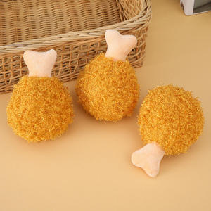 ของเล่นสุนัขแบบตุ๊กตาขาไก่ ปลอดภัยต่อสิ่งแวดล้อม ช่วยขัดฟัน ทนทานต่อการกัด มีเสียง - Product Image 3