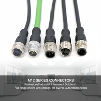 Cable Ethernet macho M12 8P, CONGNEX Vision, Material de contacto de cobre, 10A, corriente nominal, conectores de alto rendimiento