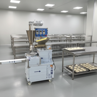 Machine à pains vapeur automatique commerciale Modèle 280, moteur en acier inoxydable de qualité alimentaire, capacité de 60 pièces/min, pour l'étalage et le farcissement de la pâte