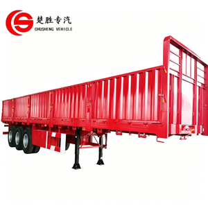 Semi-<span class=keywords><strong>remorque</strong></span> à <span class=keywords><strong>ridelles</strong></span> latérales 3 essieux 40 tonnes 12,5 m à prix d'usine <span class=keywords><strong>pour</strong></span> le transport logistique - Product Image 1