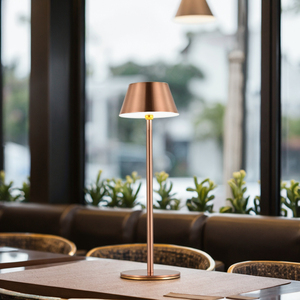 Cảm Ứng Hiện Đại Kim Loại USB <span class=keywords><strong>LED</strong></span> Bảng Đèn Lãng Mạn Có Thể Sạc Lại Bàn Đèn Sạc Không Dây Cho Phòng Ngủ Nhà Hàng Cạnh Giường Củ-Sắt Cơ Thể - Product Image 3