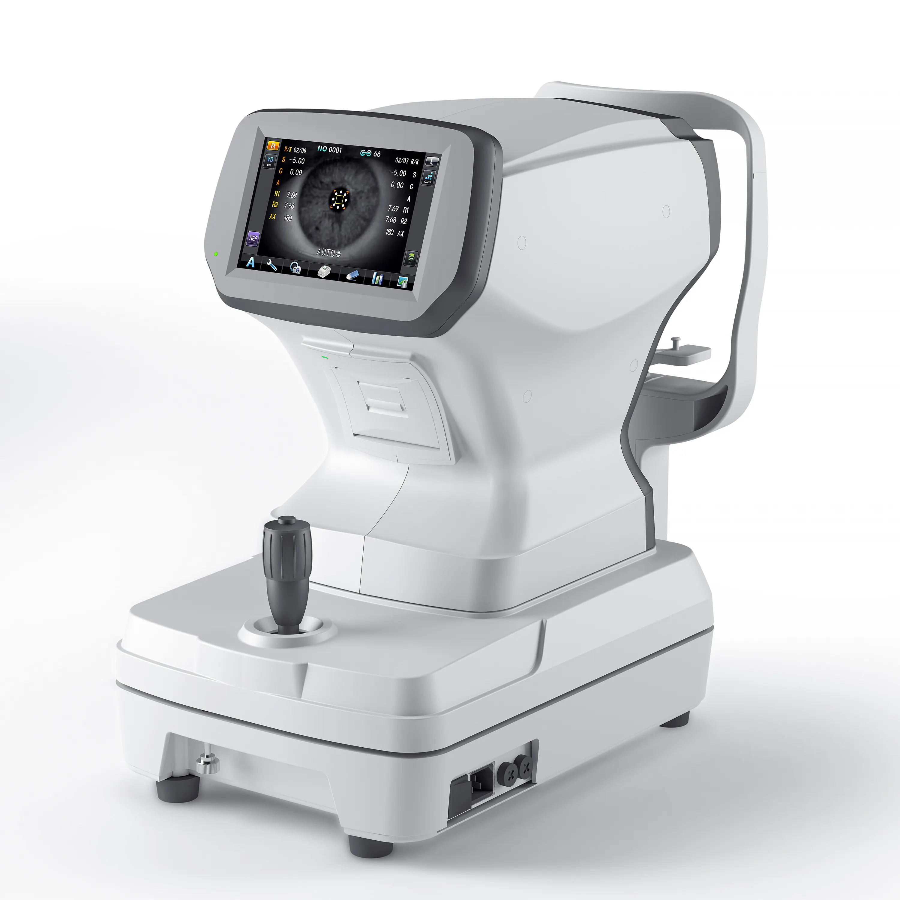 Máquina portátil de autorefrator de instrumentos de teste ocular oftálmico Keratômetro