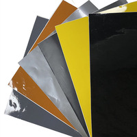 Rollo de Vinilo Adhesivo para Impresión en Madera, PVC, para Muebles, Autoadhesivo, para Plotter de Corte, Hojas Blancas Adhesivas, Marca Allsign Factory, 12 Unidades