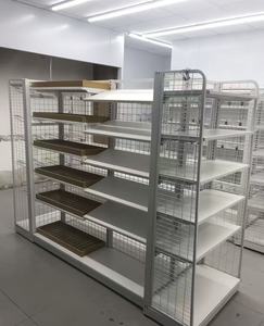 Étagères de supermarché YuanHong à prix d'usine, en acier multicouche, revêtement époxy en poudre, double face, en forme de L, hauteur réglable - Product Image 5