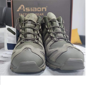 TSB07 Stock Asiaon Heavy Duty <b>Hiking</b> Camping Mountaineer Climbing CP Camouflage Tactical Long <b>Boots</b> - Product Image 3
