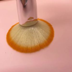 YRX Private Label Professional Makeup Brush <b>Set</b> 5pcs Wooden Handle Synthetic Hair Aluminum Ferrule Customizable Packing Brush - Product Image 5