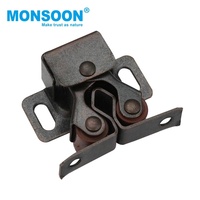 MONSOON 가구 금속 아연 트윈 더블 롤러 캐치 캐비닛 도어 래치 호텔 아파트 거실용