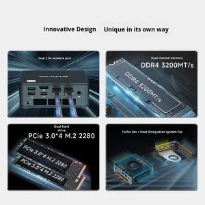 M5plus hiệu suất cao chơi game mini máy tính để bàn <span class=keywords><strong>PC</strong></span> máy tính tự làm Quad core <span class=keywords><strong>8GB</strong></span> gddr4 Bộ nhớ video AMD Chipset SSD cứng - Product Image 3