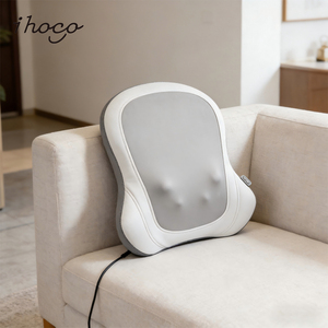 Coussin de massage pour siège de voiture Itra-Slim, vibration chauffante, soutien du dos pour le conducteur et le passager, s'adapte à tous les véhicules, moteur silencieux - Product Image 4