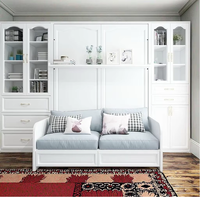 Lit mural pliant vertical Murphy de qualité supérieure pour hôtel et maison, mobilier mural pliant vertical Murphy