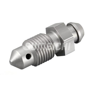 Sumeichi phụ tùng ô tô thép không gỉ chảy máu núm vú một chủ đề bleeder vít phanh Caliper ly hợp phù hợp Bộ chuyển đổi - Product Image 1