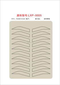Wenshen OEM feuilles de Latex sourcil sourcil tatouage maquillage Permanent Microblading <span class=keywords><strong>microblanding</strong></span> sourcil tatouage peau - Product Image 3