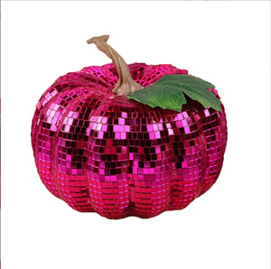 New Product Indoor Christmas Ornament Disco <b>Mirror</b> Manufactures' Pumpkin Minimum Order 100pcs - Product Image 4