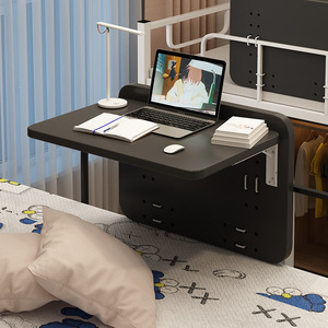Mesa plegable portátil impermeable de gran venta, mesita de noche montada en la pared de instalación gratuita para dormitorios escolares, uso de oficina - Product Image 1