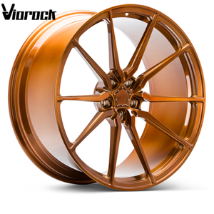 Rueda forjada Viorock: Bronce Multi-Spoke 19 - 24 pulgadas 5*112. Se adapta a Cayenne Q5 X5 GLE Mustang GT350 <span class=keywords><strong>GT500</strong></span> CARRERA GT 488 GTB - Product Image 1