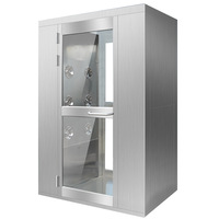 Système de douche d'air sur mesure en acier inoxydable pour salle blanche de laboratoire, système d'entrée anti-poussière avec filtre HEPA
