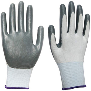 SLG-A-003B China Hot Selling High Quality Low Prices Cheap Nitrile Coated Nylon <strong>Work</strong> Working Safe Safety <strong>Gloves</strong> - Product Image 1