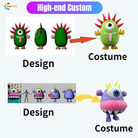 Costumes de mascotte gonflables super doux personnalisés mascottes d'équipes sportives d'Halloween mettant en vedette des animaux et des personnages de dessins animés