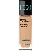 Fond de teint liquide waterproof à marque privée qui affine les pores et offre une couvrance naturelle