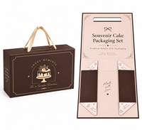 Großpackung Luxus-Geschenkboxen mit Griff, Individuell Bedruckt, Starre Magnetverschluss-Boxen mit Band für Souvenir- und Kuchenverpackungen