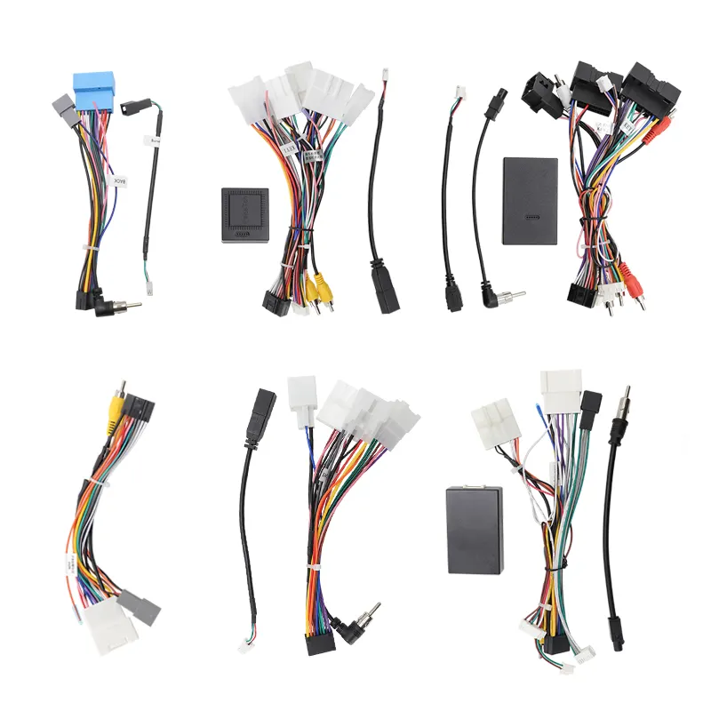 Wholesale Stereo Harness Power Cable Adapter and Canbus Box for Benz/BMW/Audi/Buick