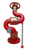 Moniteur d'incendie fixe Minshan MS-PS avec commande électronique/manuelle, certifié ISO, taille DN80-DN250