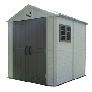 Outdoor simple tool room plastic garden shed low cost mobile house