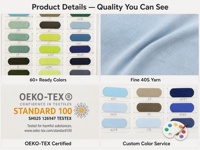Tissu teint écologique OEM ODM, textile imprimé sur mesure, matériau durable certifié écologique pour vêtements, textile de maison, habillement