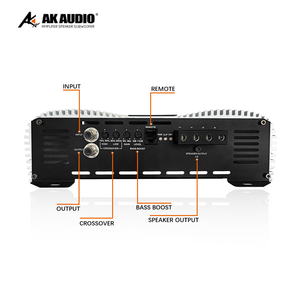 เครื่องขยายเสียงแบบมีสาย AK-50001 รุ่นบราซิล - กำลังขับ 5000 วัตต์ x1 ระบบเสียงไฮไฟสำหรับบ้านและรถยนต์ พร้อมดีไซน์ 1CH - Product Image 4