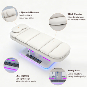 Cama de Belleza Eléctrica Más Vendida con 3 Motores, Modos de Ajuste Dual, Iluminación LED, Adecuada para Masajes Faciales, Spas, Salones y Más - Product Image 2