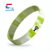 Multifunktionales Wasserdichtes Social-Media-Silikon-NFC-Armband 213 Wiederverwendbares Armband Türschloss-Schlüssel