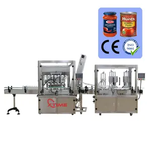 CE Factory Customizable Automatic Beverages Juice Paste 6 Heads Filling Sealing Machine Liquid