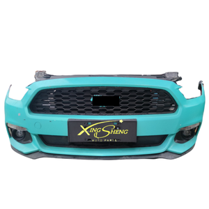 Parachoques y rejilla delanteros completos al por mayor para capó de faros de radiador <span class=keywords><strong>Mustang</strong></span> con arnés de radar parachoques de coche - Product Image 2