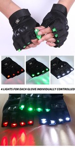 <strong>Fish</strong> Camping Luminous LED <strong>Flashlight</strong> Fishing Racing Gloves Work Other Sports Gloves <strong>Fish</strong> Fingerless Fishing Gloves - Product Image 5