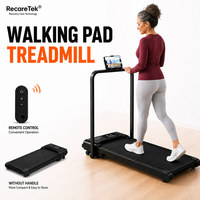 Cinta de correr con monitor LCD, máquina de ejercicio para gimnasio en casa, equipo de fitness para caminar y correr en casa