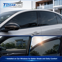 Film teinté automobile Tuman Nano Céramique Carbure de Titane pour contrôle solaire et confidentialité, avec 35,2 % VLT et 99,6 % UVR