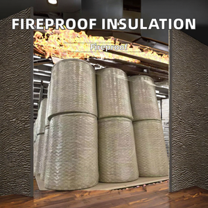 Manta Insonorizante <span class=keywords><strong>de</strong></span> Alta Calidad, <span class=keywords><strong>Material</strong></span> <span class=keywords><strong>de</strong></span> Aislamiento <span class=keywords><strong>de</strong></span> Lana <span class=keywords><strong>de</strong></span> Roca, Ignífugo y Resistente al <span class=keywords><strong>Calor</strong></span>, <span class=keywords><strong>Material</strong></span> <span class=keywords><strong>de</strong></span> Aislamiento en Rollo - Product Image 2