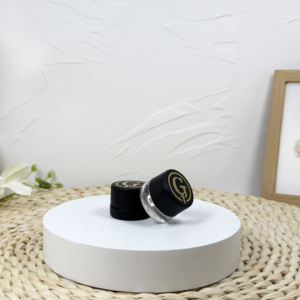 Custom 5ml Round <b>Airtight</b> Smell Proof Container Child-resistant Glass Concentrate <b>Jar</b> with CR Lid - Product Image 2