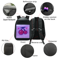 Mochila Publicitaria LED Programable con Control por Aplicación Inteligente, Pantalla de Alta Luminosidad para Eventos Promocionales
