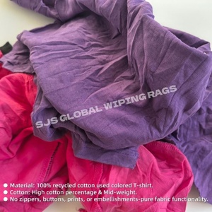 Máquina de Reciclaje de Telas 100% Algodón, Trapos de Camisetas de Colores, Trapos 100% Algodón para Uso Industrial - Product Image 4