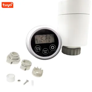 Zigbee TRV Thermostat vanne de radiateur électrique contrôleur de zone sous le sol systèmes de chauffage programmables hebdomadaires