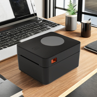 Impresora Portátil de Etiquetas Térmicas para Envíos 4x6, Alta Velocidad de 160 mm/s, Compatible con Android y Windows
