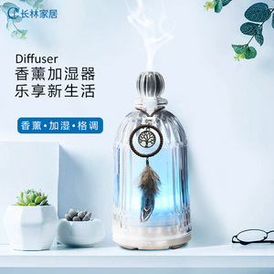 Difusor de Aromas Longlin, Humidificador Ultrasónico Silencioso de 120 ml, Ambientador para el Hogar con Iluminación LED - Product Image 1