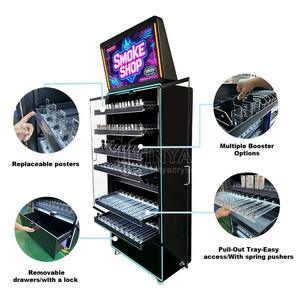 Gas Station Cigarette Display Rack <strong>Counter</strong> Tobacco Display Cabinet Supplier - Product Image 3
