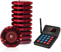 Offres Spéciales Service client longue Queue Buzzer sans fil Restaurant serveur Table Pager café invité appel sonnette système