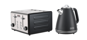 Ohigitechi Vintage 2000W Rétro Petit Déjeuner Ensemble 1.7L 304 Inoxydable Bouilloire Électrique Et 4 Tranches Multifonction <span class=keywords><strong>Couleur</strong></span> Peint <span class=keywords><strong>Grille</strong></span>-<span class=keywords><strong>Pain</strong></span> - Product Image 3