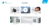 Climatiseur mobile portable 7000 BTU avec mode déshumidificateur pour la maison