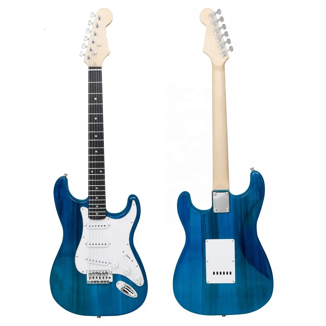 Chinese cheapest musical instrument ST left handed electric guitar left-handed for sale cheap price
